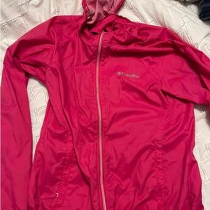 Columbia rain coat